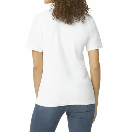 Softstyle Ladies\\\' Double Piqué Polo Shirt