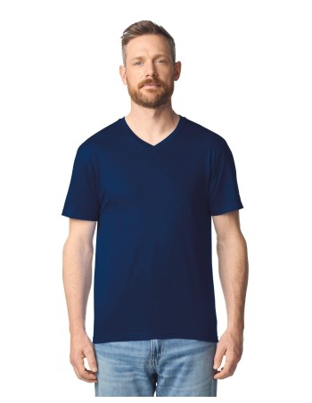 Camiseta SoftStyle cuello de pico hombre