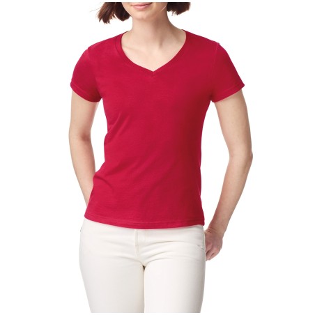Camiseta SoftStyle cuello de pico mujer