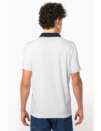Polo jersey bicolor hombre 2
