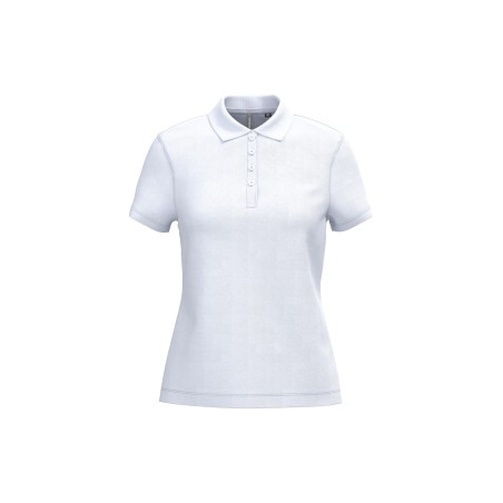 Polo piqué manga corta de mujer