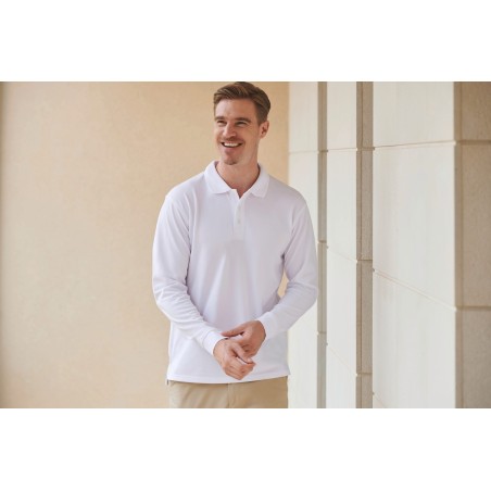 Men\\\'s Coolplus® Long-Sleeved Polo Shirt