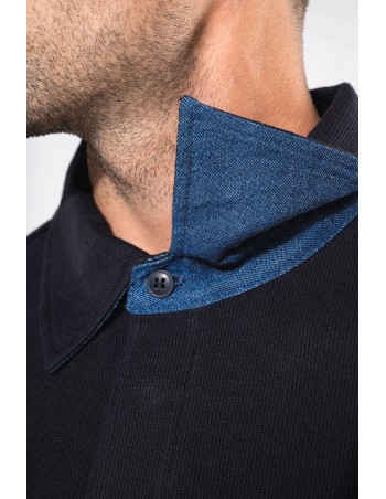 Ladies’ two-tone jersey polo shirt 2