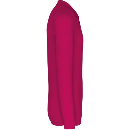 Polo piqué de manga larga de hombre