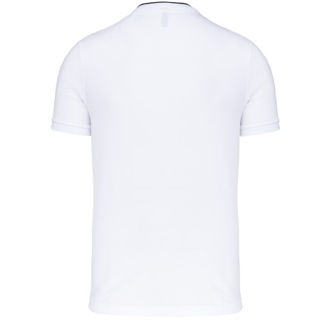 Polo con cuello mao manga corta hombre