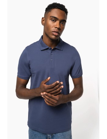 Polo jersey manga corta hombre
