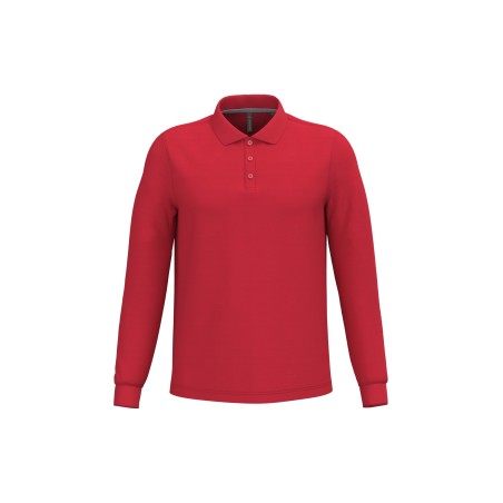 Men\\\'s long-sleeved polo shirt