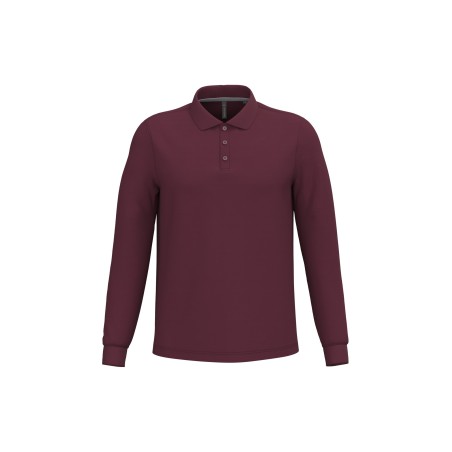 Polo manga larga hombre