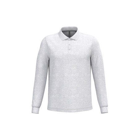 Men\\\'s long-sleeved polo shirt