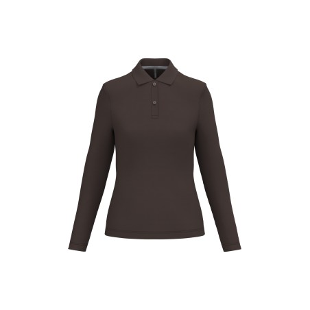 Ladies\\\' long-sleeved polo shirt