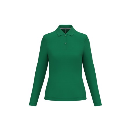 Ladies\\\' long-sleeved polo shirt