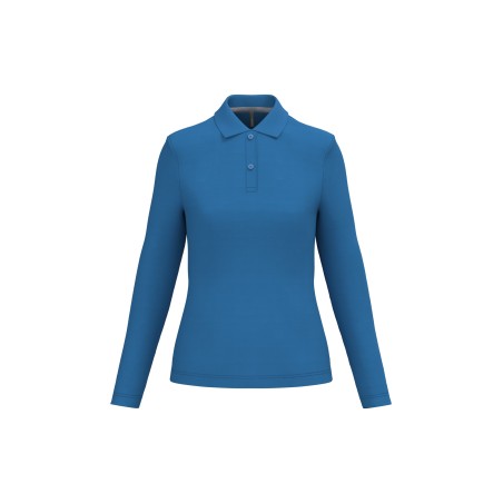 Polo manga larga mujer