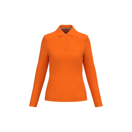 Ladies\\\' long-sleeved polo shirt