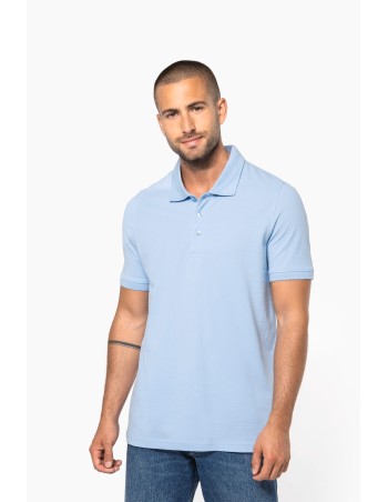 Polo piqué manga corta hombre
