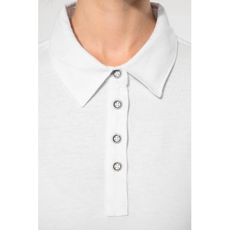 Polo jersey manga larga mujer