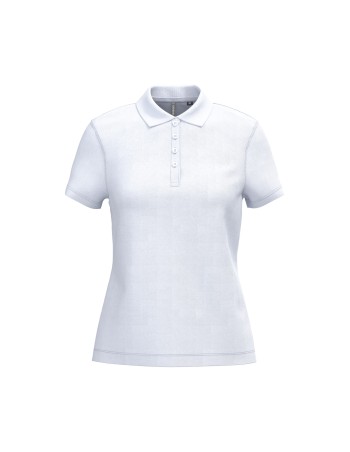 Polo piqué manga corta de mujer 2