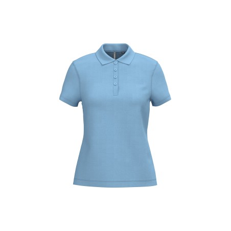 Polo piqué manga corta de mujer