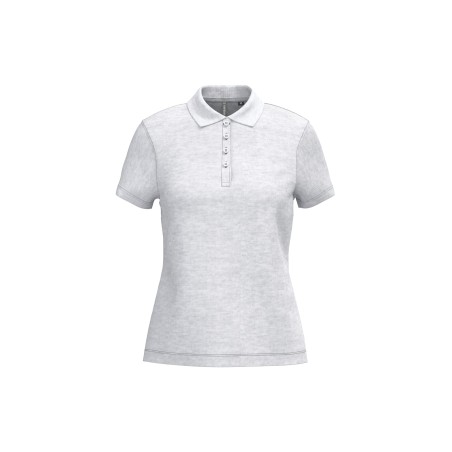 Polo piqué manga corta de mujer