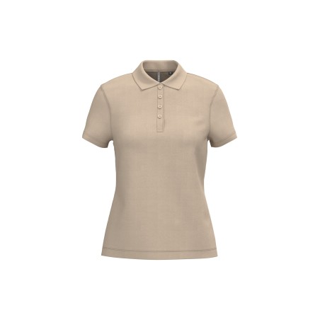 Polo piqué manga corta de mujer