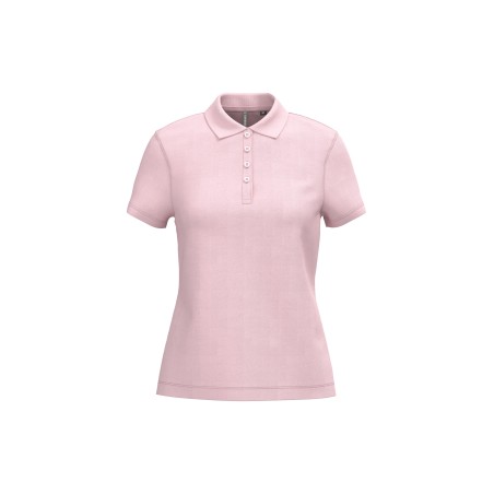 Ladies’ short-sleeved piqué polo shirt