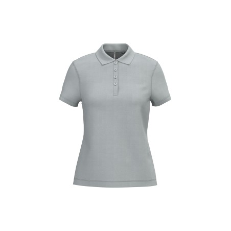 Polo piqué manga corta de mujer