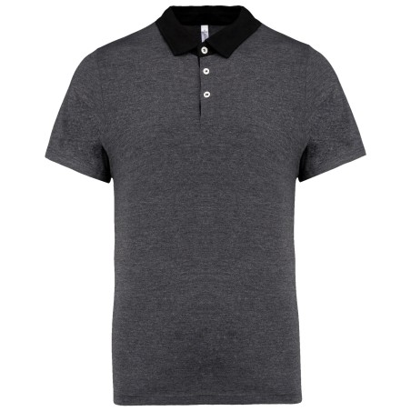 Polo jersey bicolor hombre