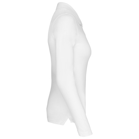 Ladies’ long-sleeved piqué polo shirt