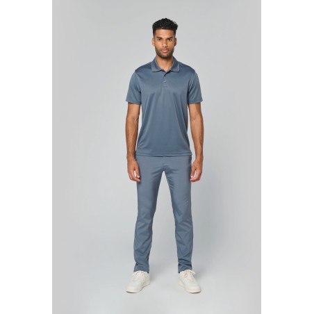 Short-sleeved polo shirt