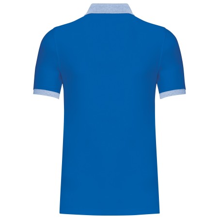Men\\\'s two-tone piqué polo shirt