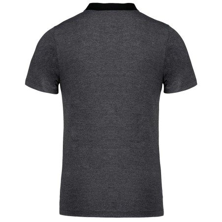 Men\\\'s two-tone jersey polo shirt
