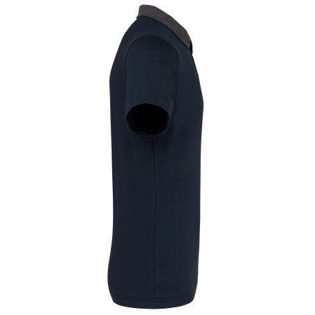 Polo jersey bicolor hombre