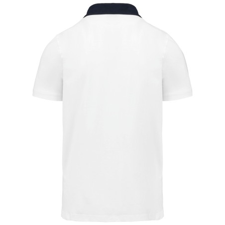 Polo jersey bicolor hombre