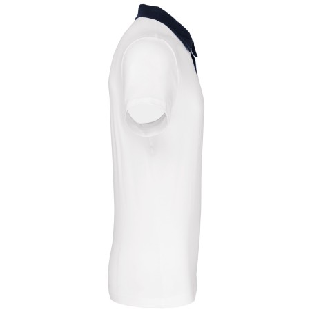 Polo jersey bicolor hombre