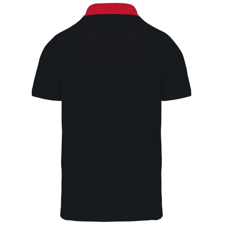 Men\\\'s two-tone jersey polo shirt