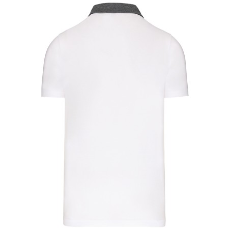 Polo jersey bicolor hombre