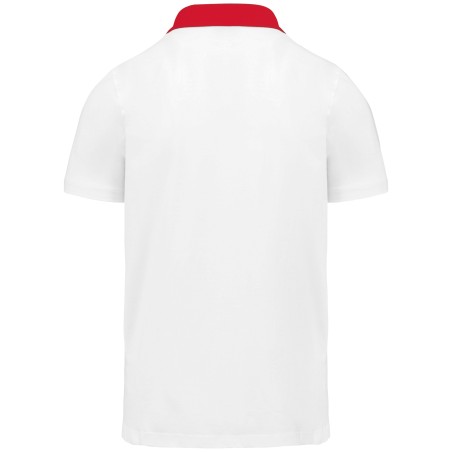 Polo jersey bicolor hombre