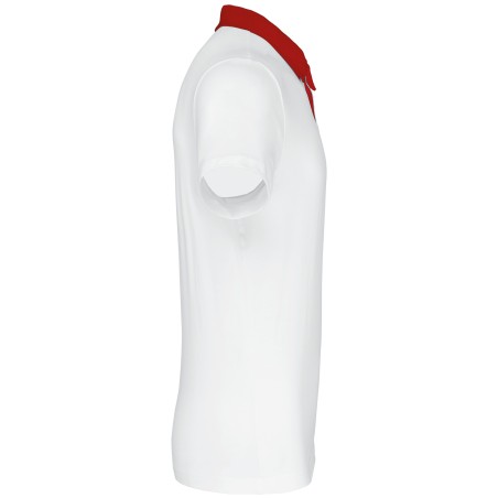 Polo jersey bicolor hombre