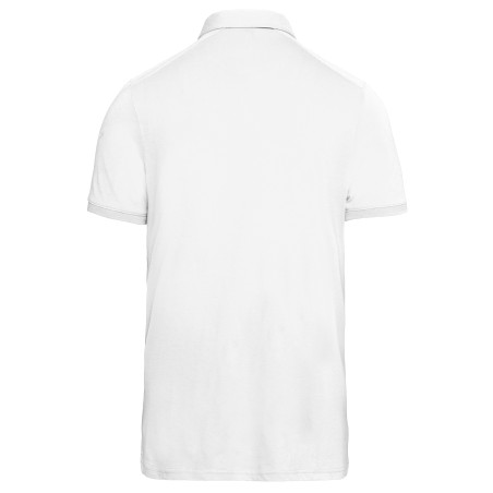 Men\\\'s short sleeved jersey polo shirt