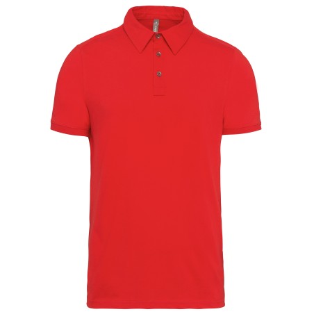 Polo jersey manga corta hombre
