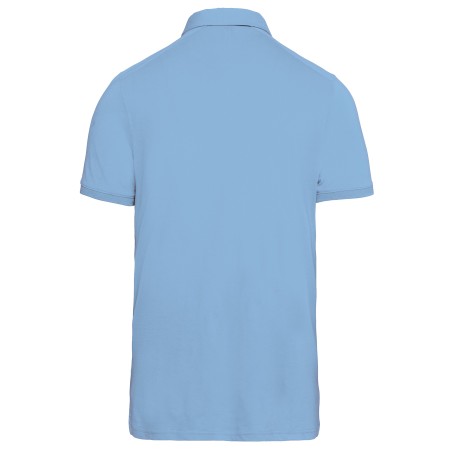 Men\\\'s short sleeved jersey polo shirt