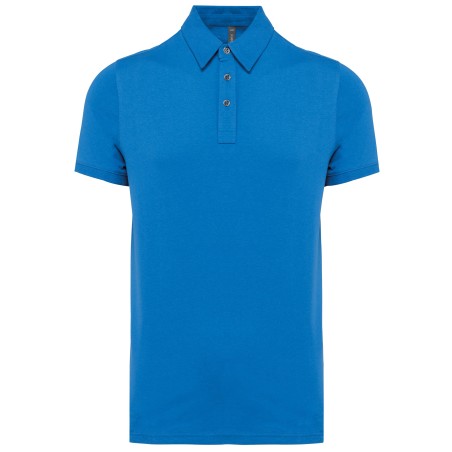 Men\\\'s short sleeved jersey polo shirt
