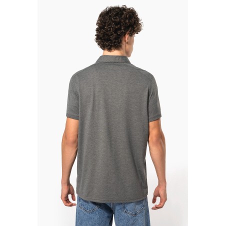 Men\\\'s short sleeved jersey polo shirt