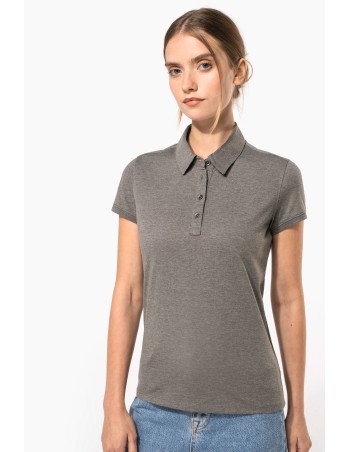 Polo jersey manga corta mujer