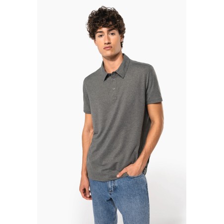 Polo jersey manga corta hombre