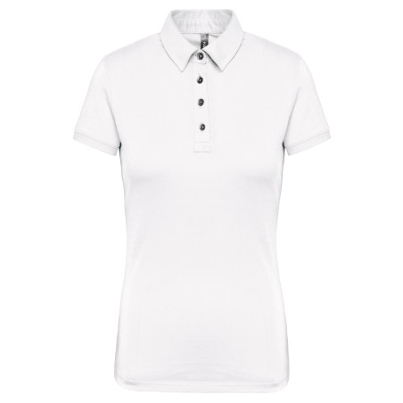 Polo jersey manga corta mujer