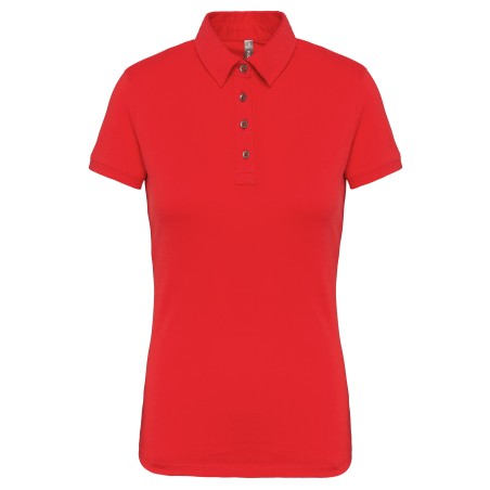 Polo jersey manga corta mujer