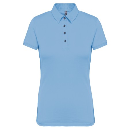 Polo jersey manga corta mujer