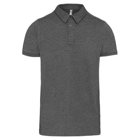 Men\\\'s short sleeved jersey polo shirt