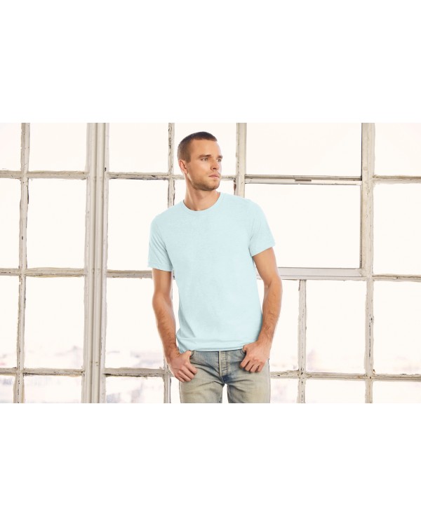 Camiseta cuello redondo hombre Heather