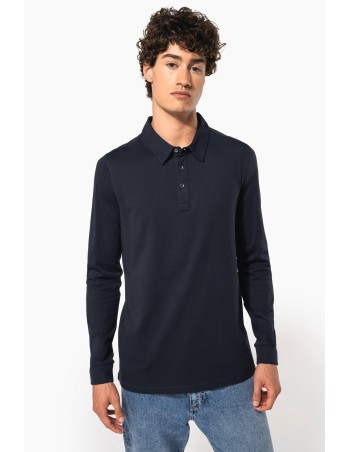 Polo jersey manga larga hombre